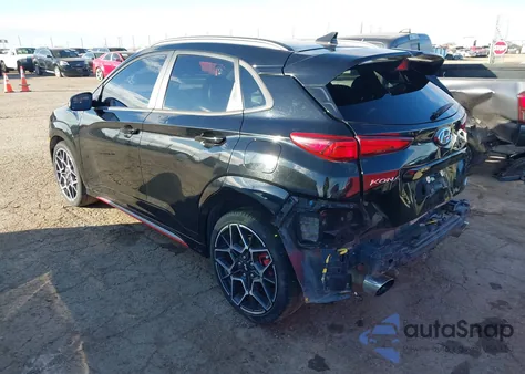 2022 Hyundai Kona N z USA, uszkodzony, nr VIN KM8KH3AC0NU002838